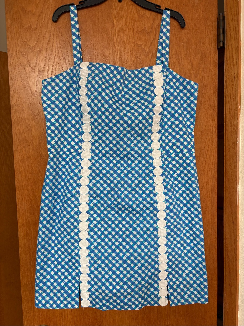 NWT Lilly Pulitzer Lawless romper dress Boca Blue Double Checking 14